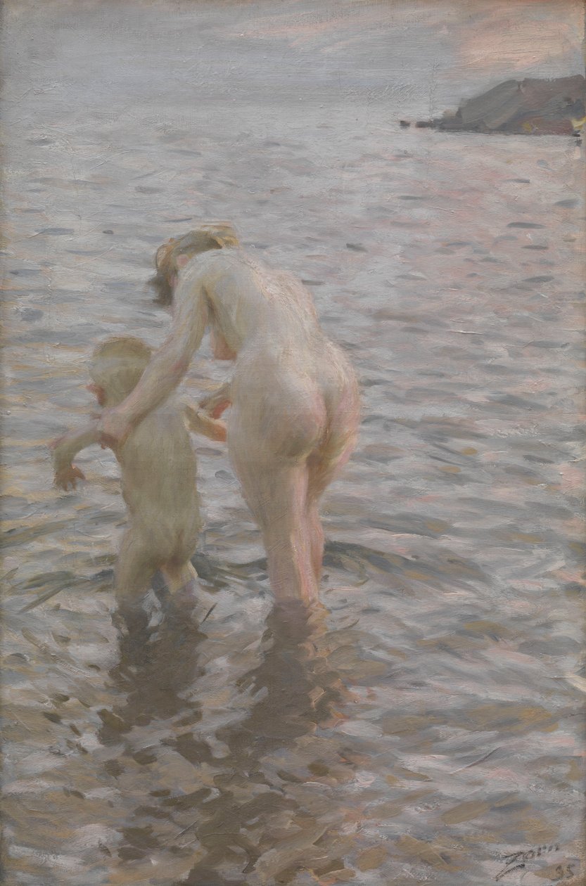 Avec la mère - Anders Leonard Zorn