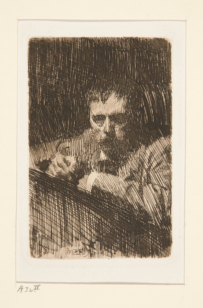 Un peintre-graveur (autoportrait) - Anders Leonard Zorn