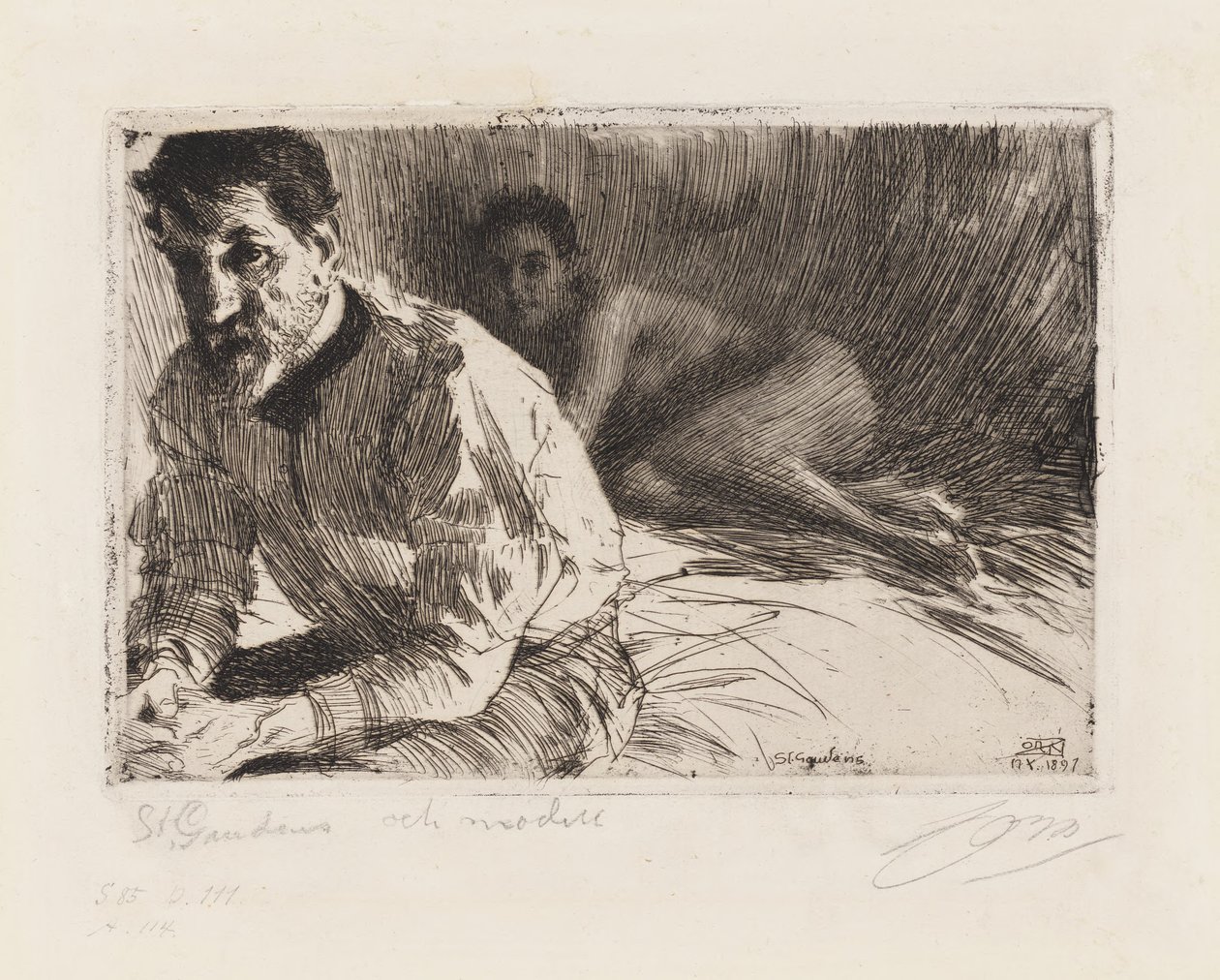 Augustus Saint-Gaudens - Anders Zorn