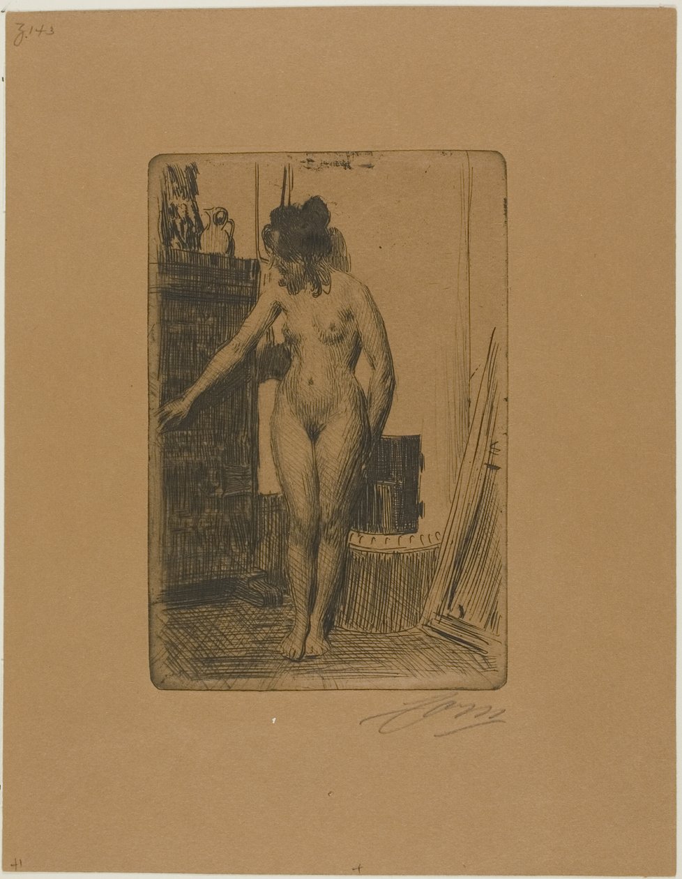 Devant le Poêle - Anders Leonard Zorn