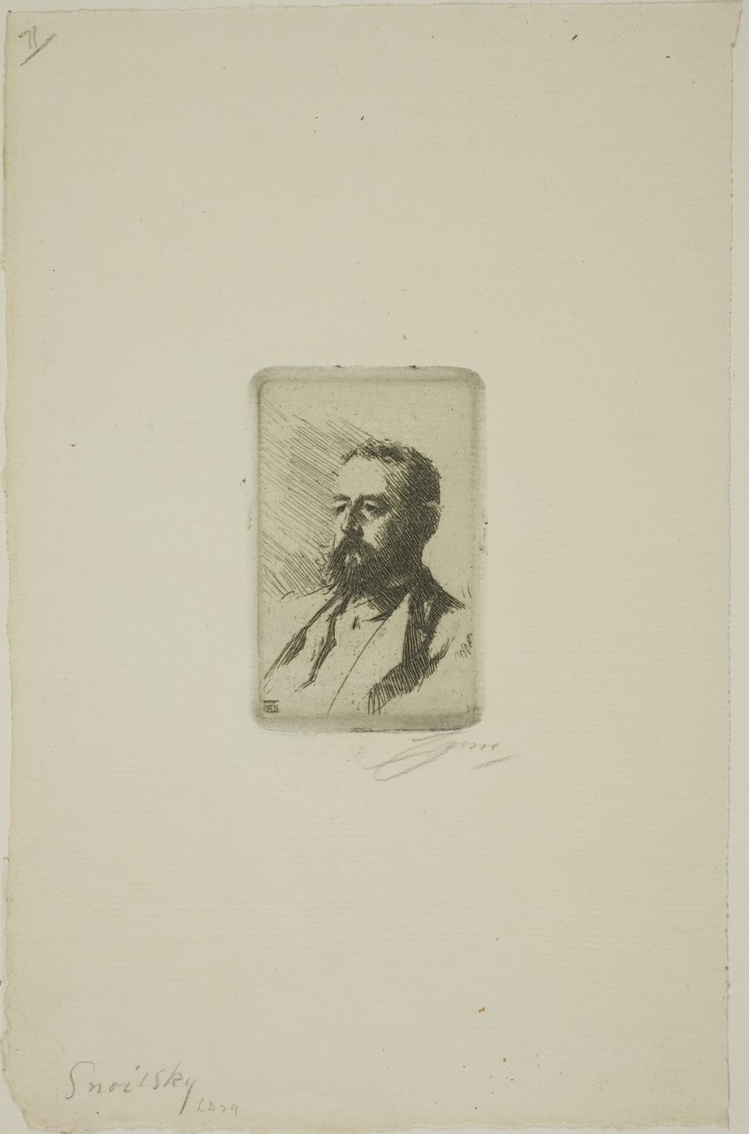 Carl Snoilsky - Anders Leonard Zorn