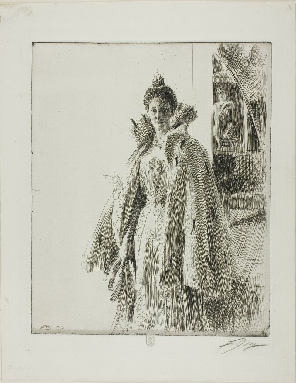 S.A.R. la princesse Ingeborg de Suède I - Anders Leonard Zorn
