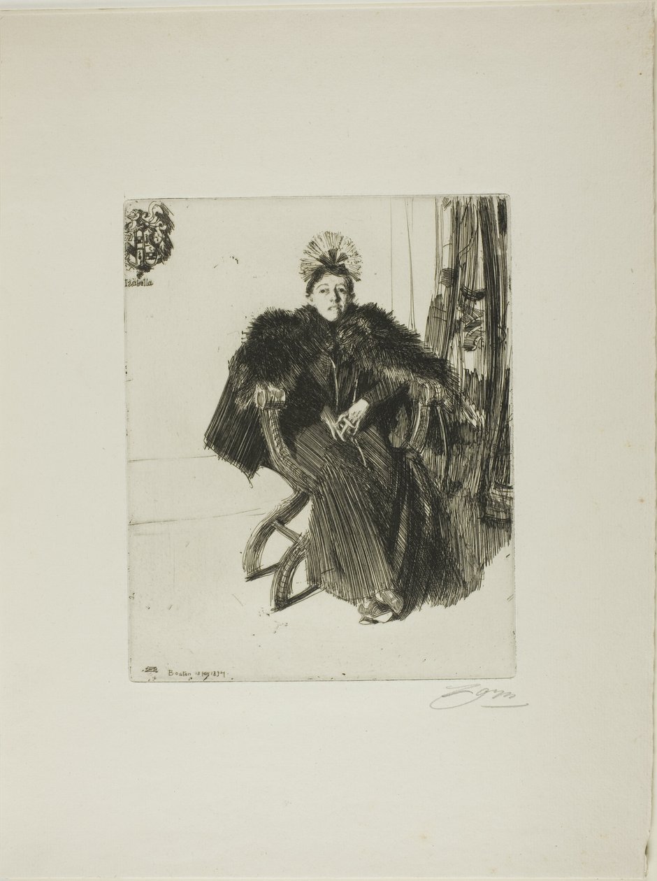 Isabella Gardener - Anders Leonard Zorn