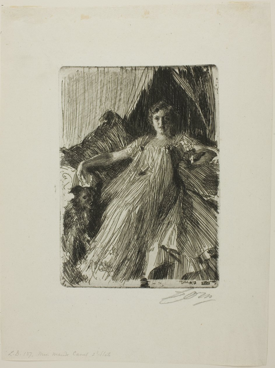 Maud Cassel (Mme Ashley) - Anders Leonard Zorn