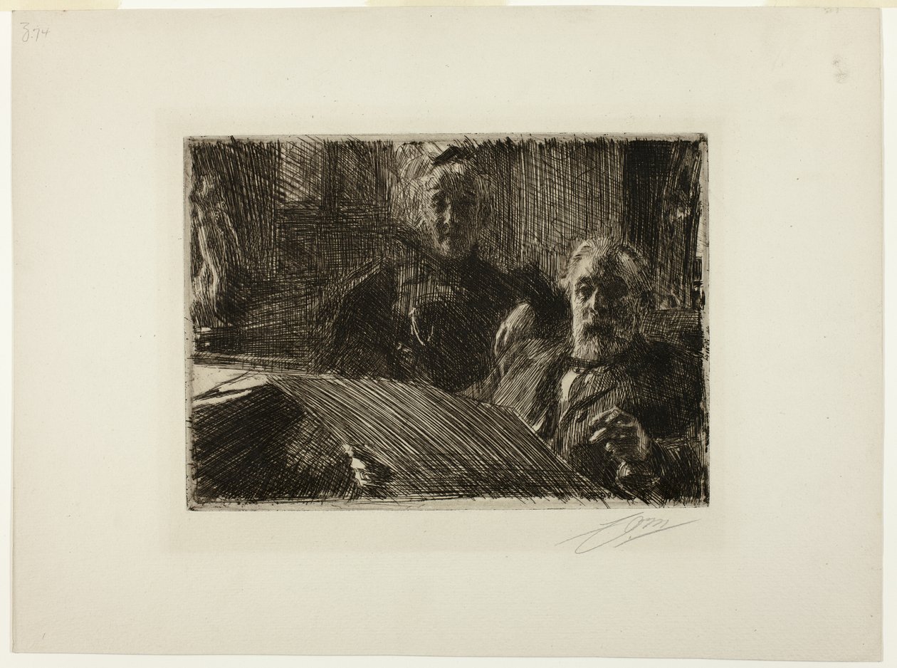 M. et Mme Fürstenberg - Anders Leonard Zorn