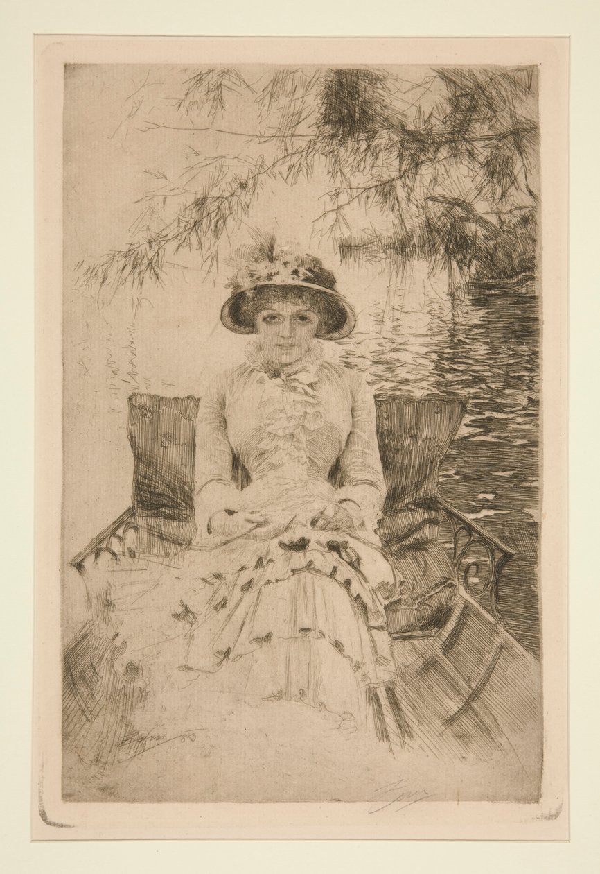 Sur la Tamise - Anders Leonard Zorn