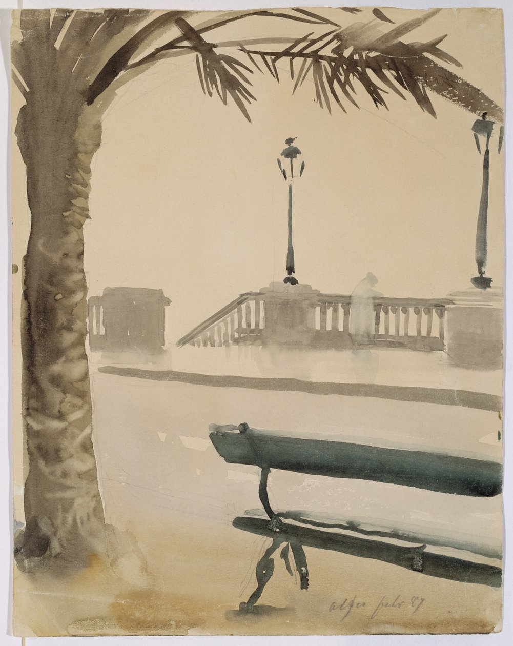 Sur la terrasse - Anders Zorn