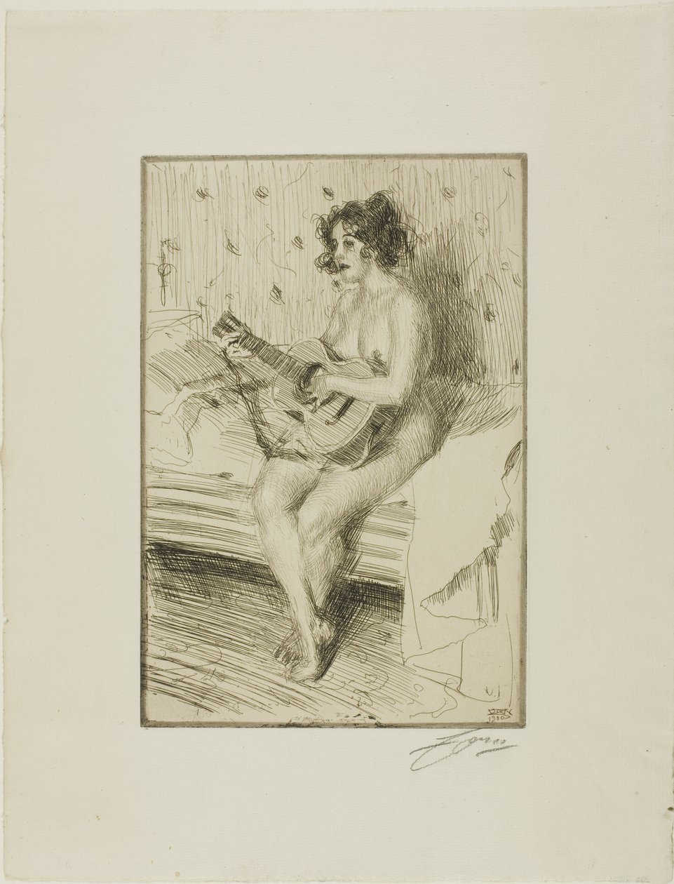 Le Joueur de guitare - Anders Leonard Zorn