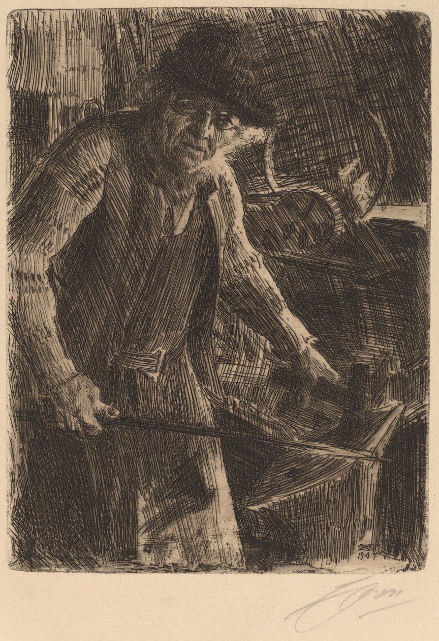 Le maître-forgeron - Anders Leonard Zorn