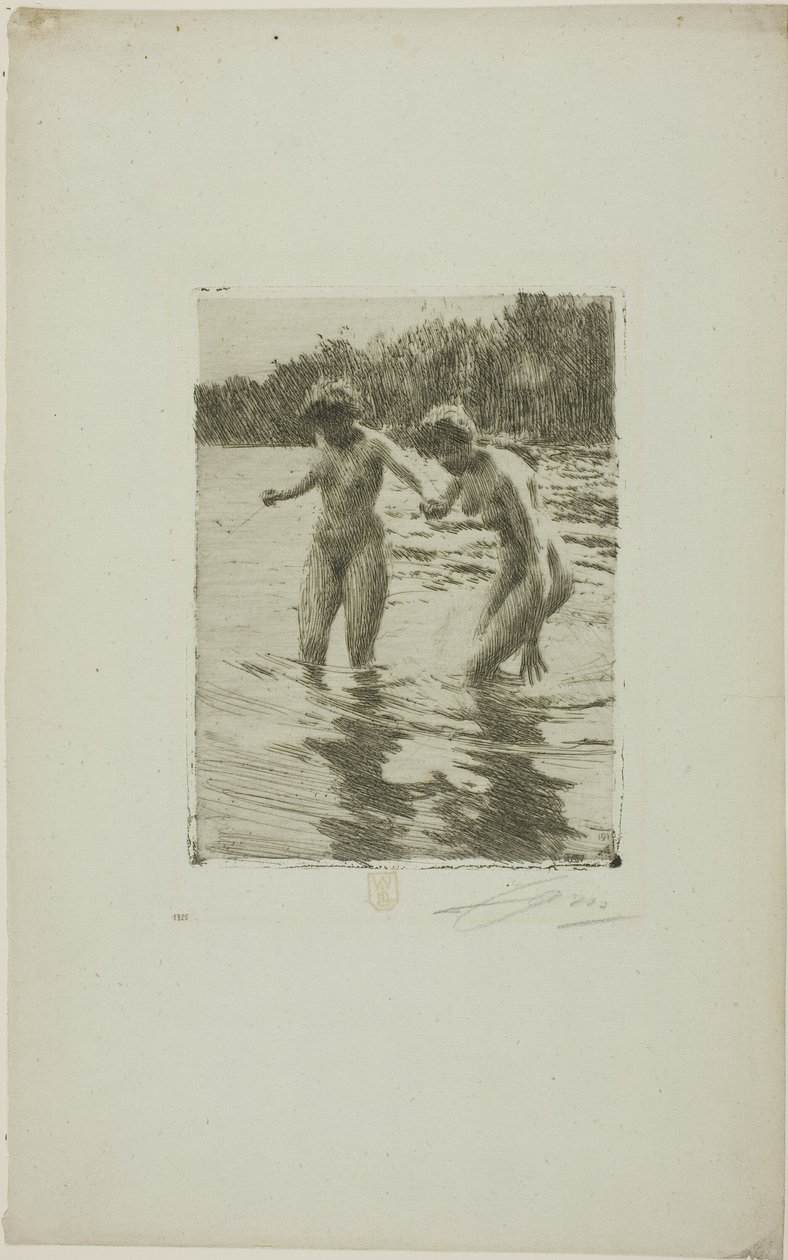 Deux baigneuses - Anders Leonard Zorn