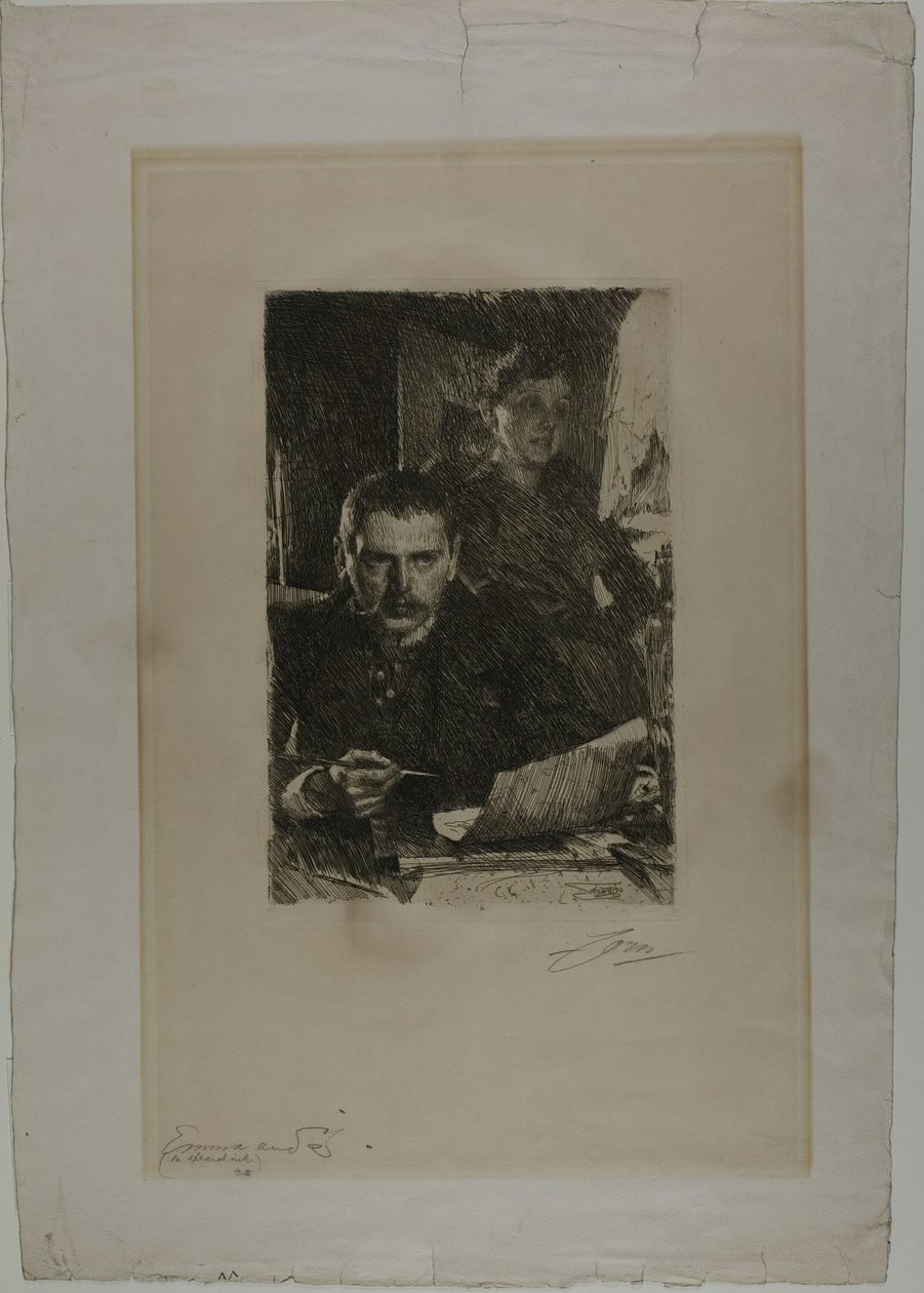 Zorn et sa femme - Anders Leonard Zorn