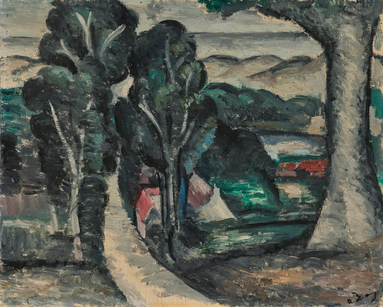 Paysage de Camiers (Pas-de-Calais) - Andre Derain