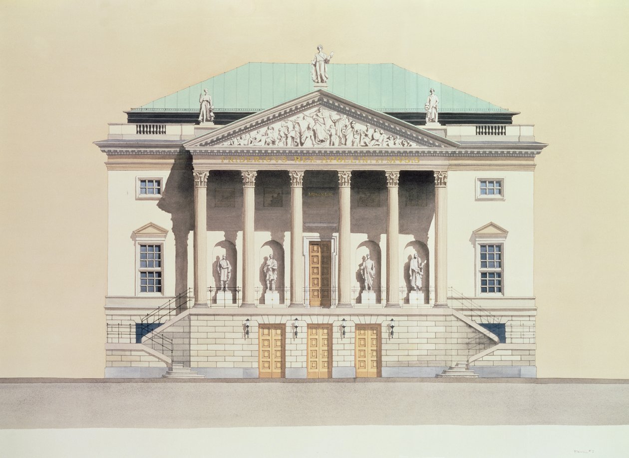 Deutsche Staatsoper, Berlin, Allemagne Façade du 18e siècle - Andras Kaldor