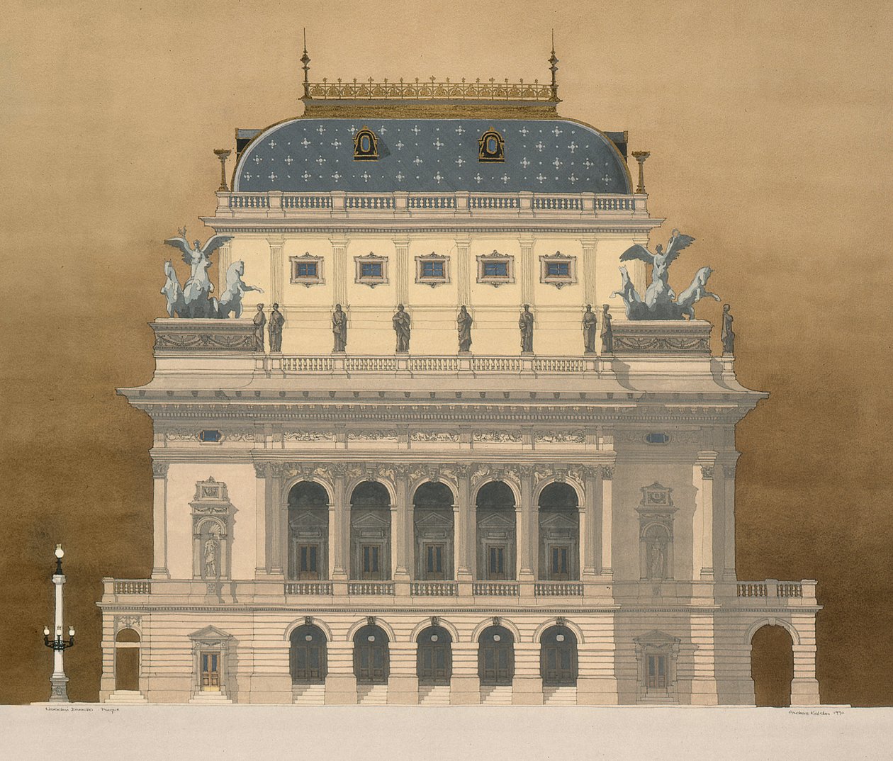 Théâtre national, Prague, République tchèque - Andras Kaldor