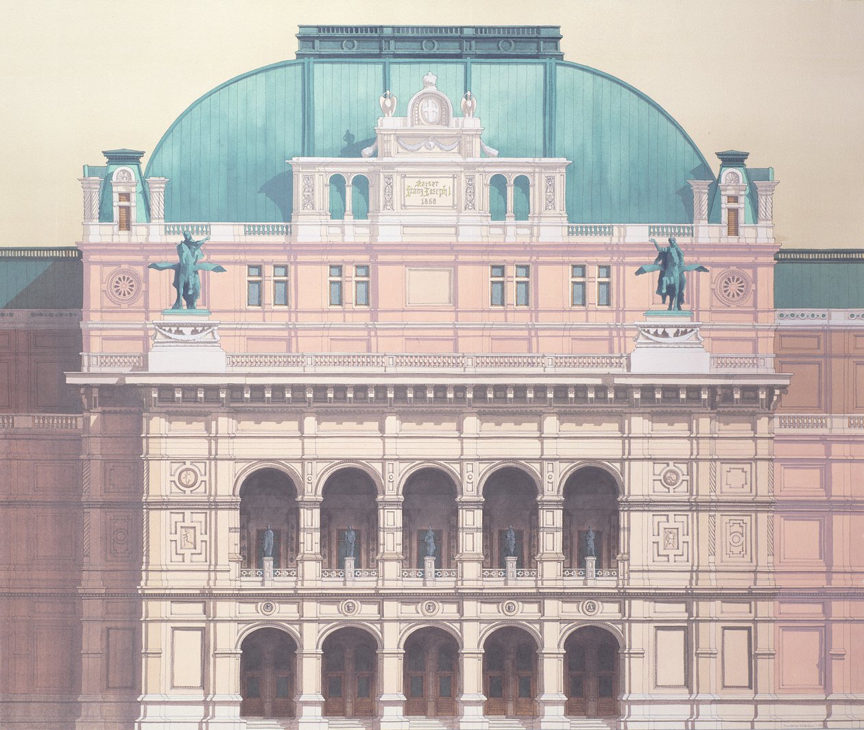Opéra national, Vienne, Autriche (détail) - Andras Kaldor