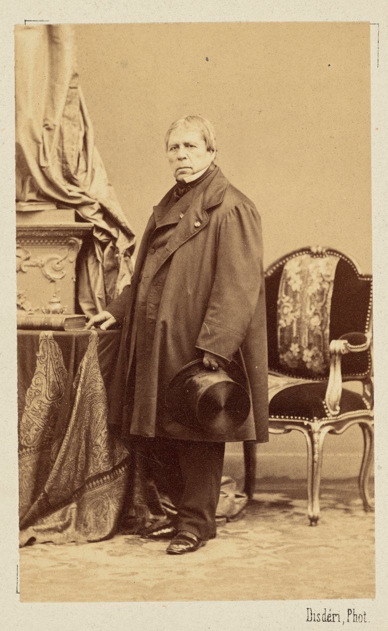 Jean-Auguste-Dominique Ingres, vers 1860 - Andre Adolphe Eugene Disderi