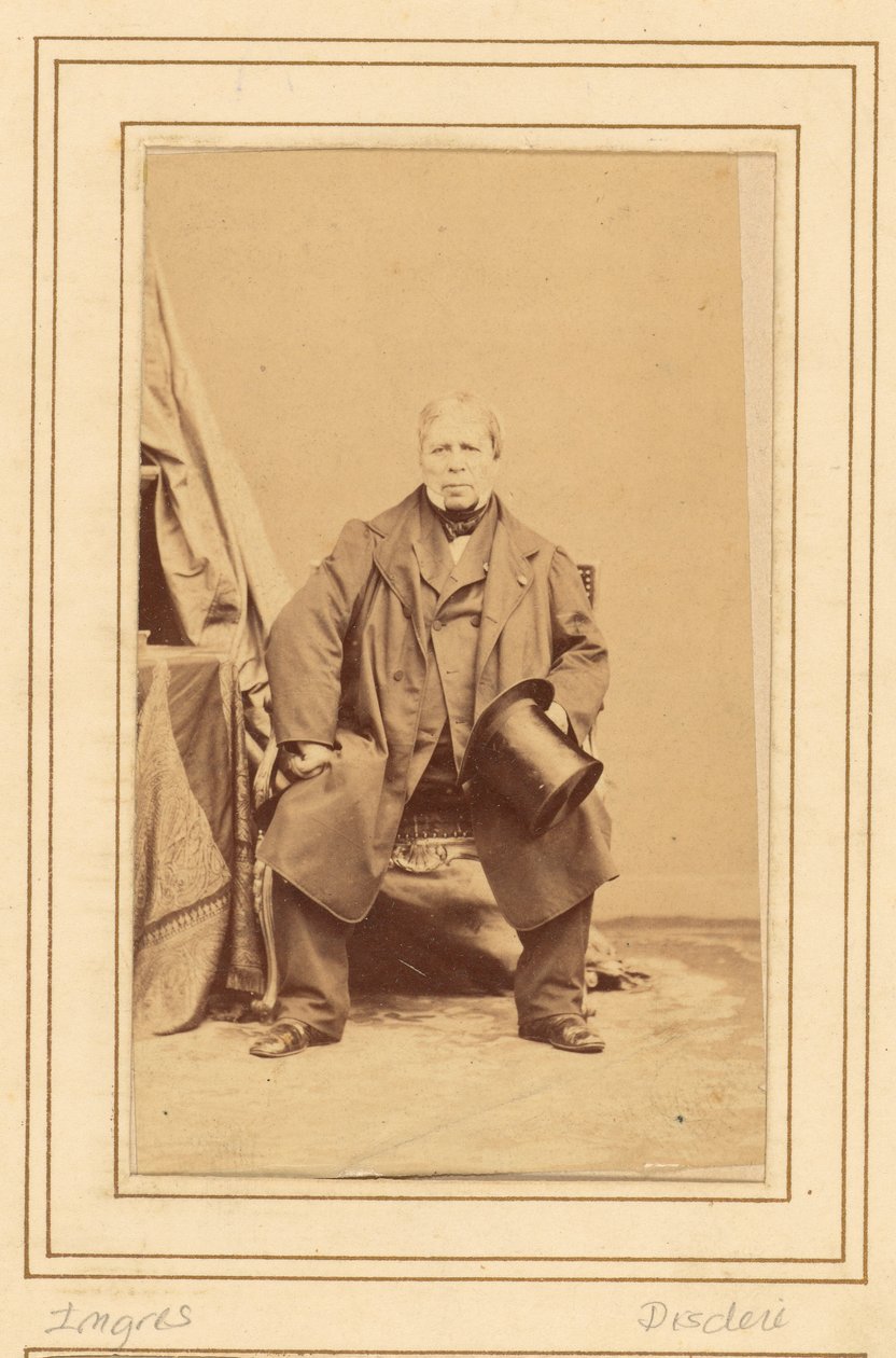 [Jean Auguste Dominique] Ingres (1780 - 1867) - Andre Adolphe Eugene Disderi
