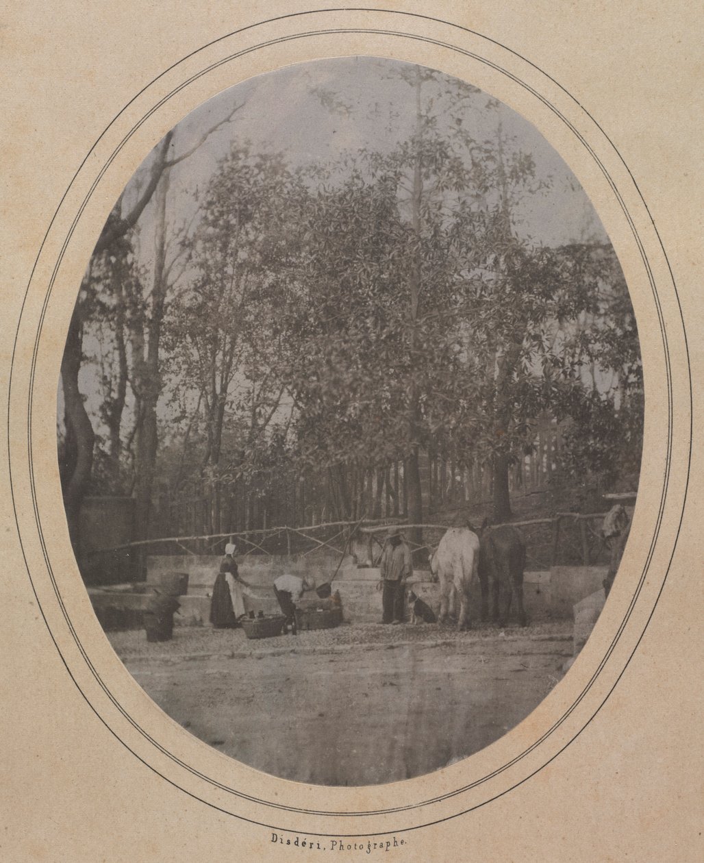 Scène de village dans le sud de la France, c. 1853 - Andre Adolphe Eugene Disderi