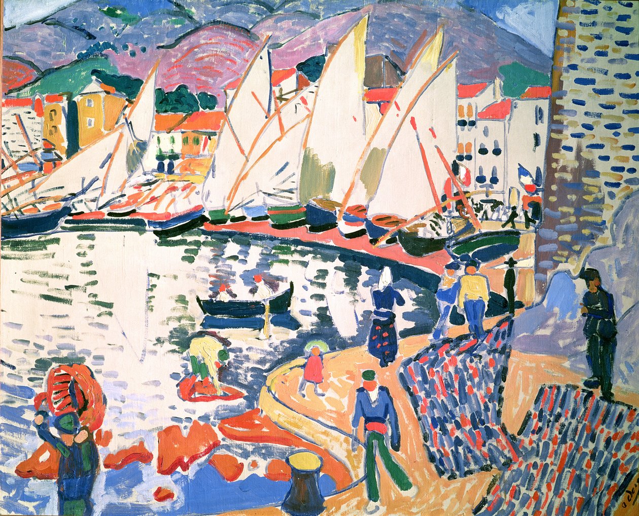 Séchage des voiles - Andre Derain