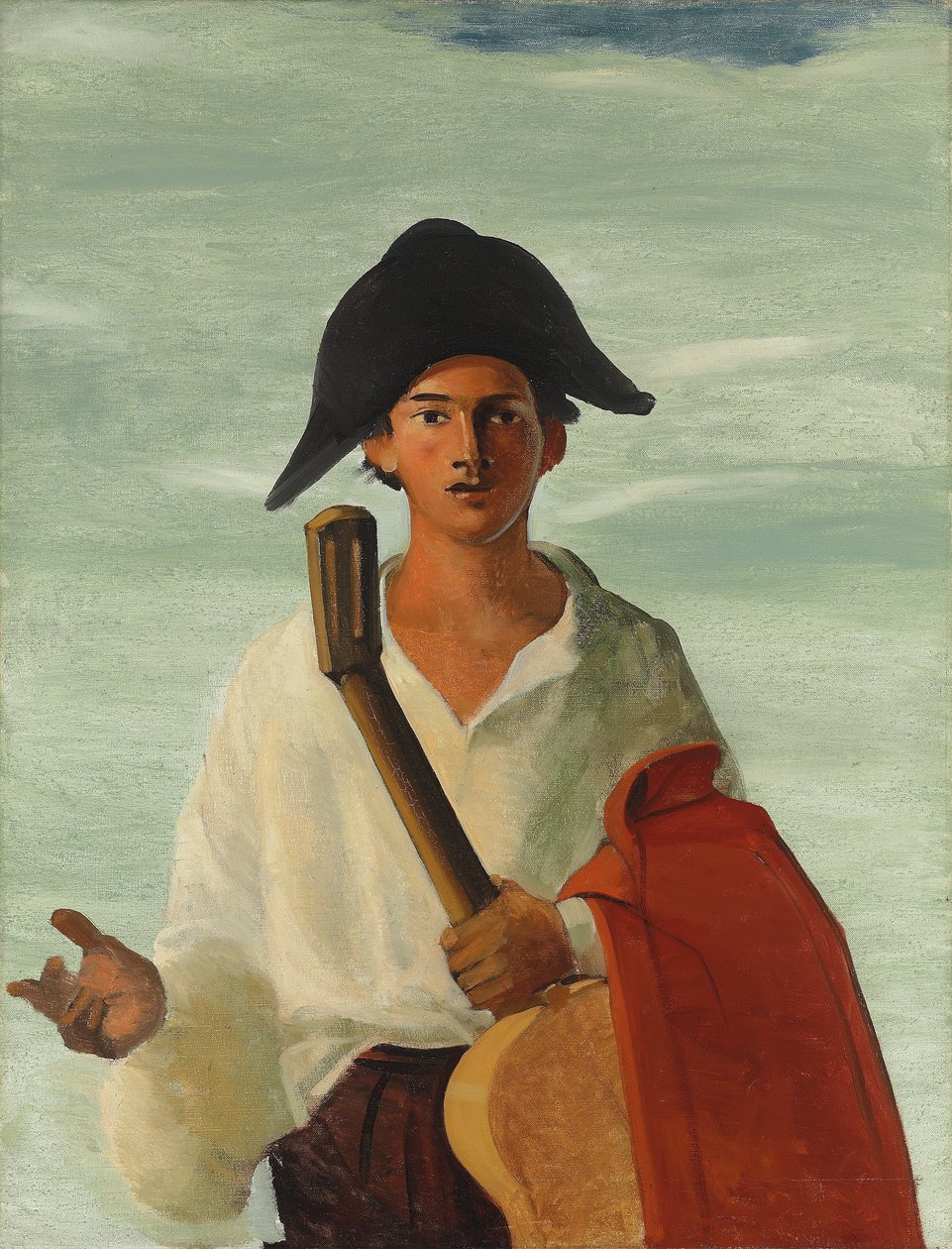 Arlequin tenant une guitare, vers 1930 (huile sur toile) - Andre Derain
