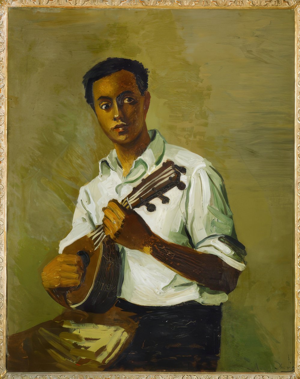 Le noir à la mandoline - Andre Derain