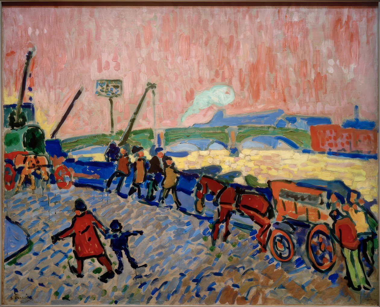 Les Bords de la Tamise (Les Quais de la Tamise) - Andre Derain