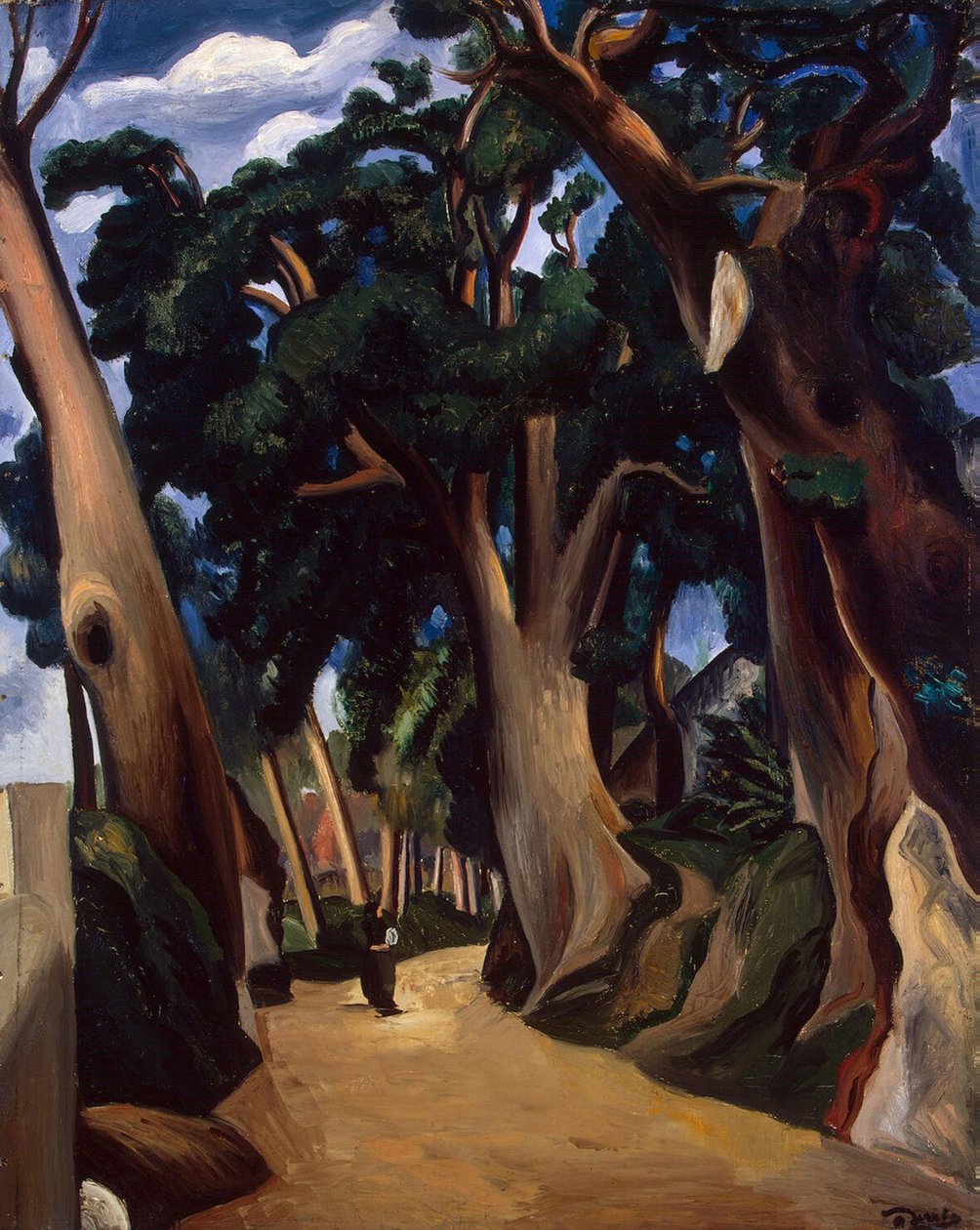 Route vers Castel Gandolfo - Andre Derain