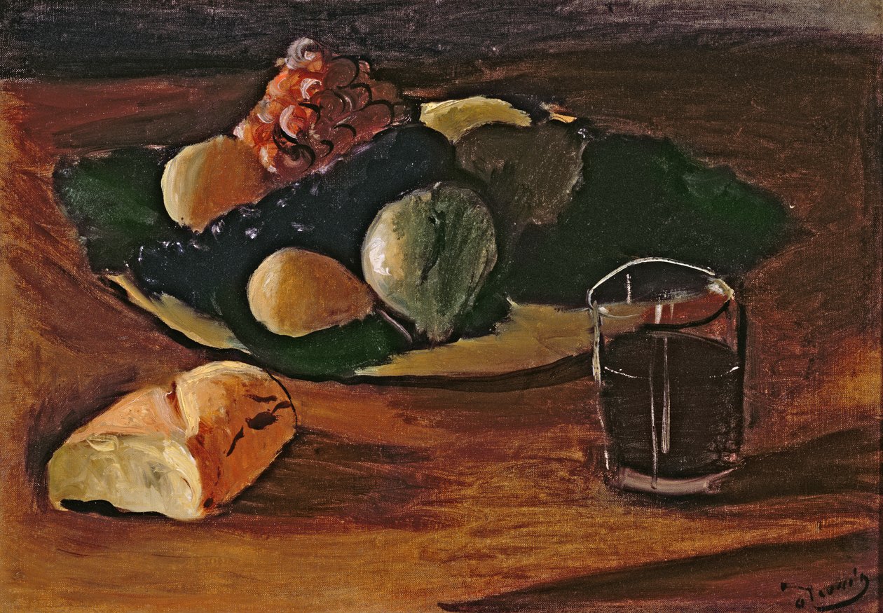 Nature morte avec un verre de vin, vers 1932 (huile sur toile) - Andre Derain
