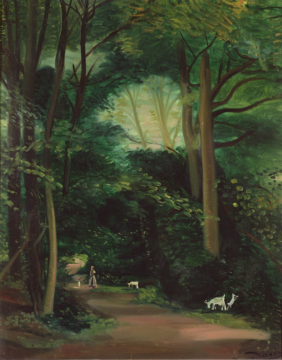 Les chèvres de Chambourcy, vers 1948-49 (huile sur toile) - Andre Derain