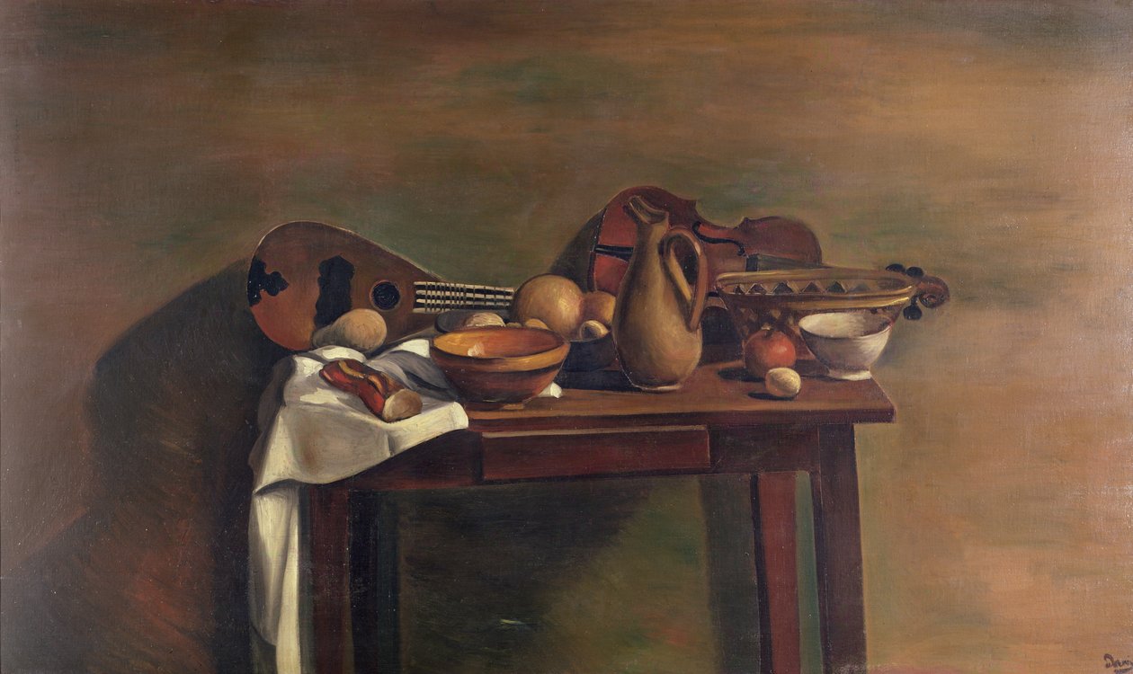 La table bien garnie, vers 1921-22 (huile sur toile) - Andre Derain