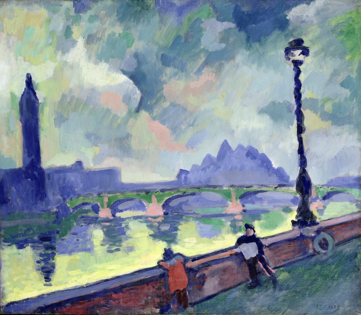 Vue de la Tamise au pont de Westminster, vers 1905-06 - Andre Derain