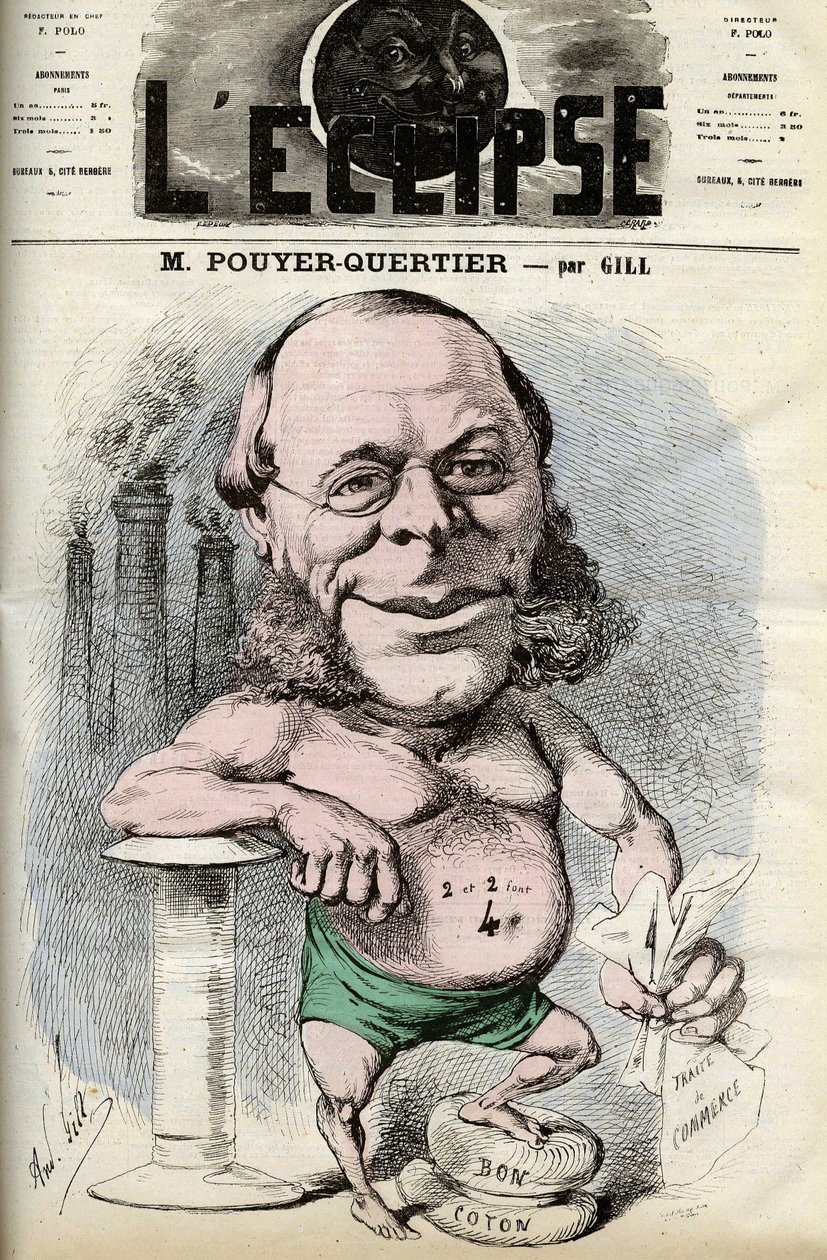 Auguste Pouyer-Quertier (1820 - 1891). Couverture de « L
