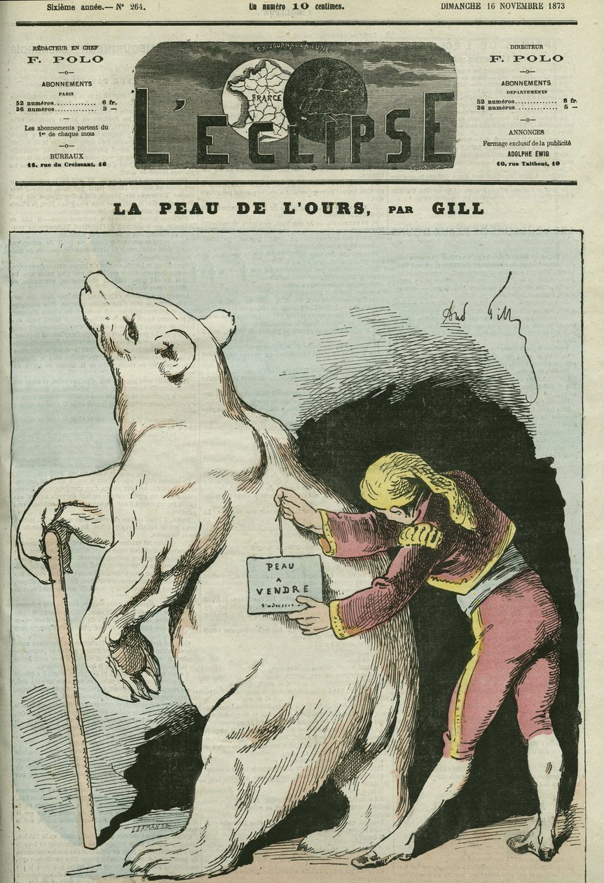 Caricature de « La peau de l