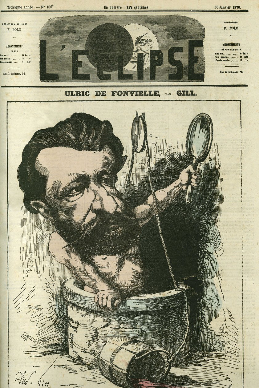 Ulric de Fontvielle. Couverture dans "L