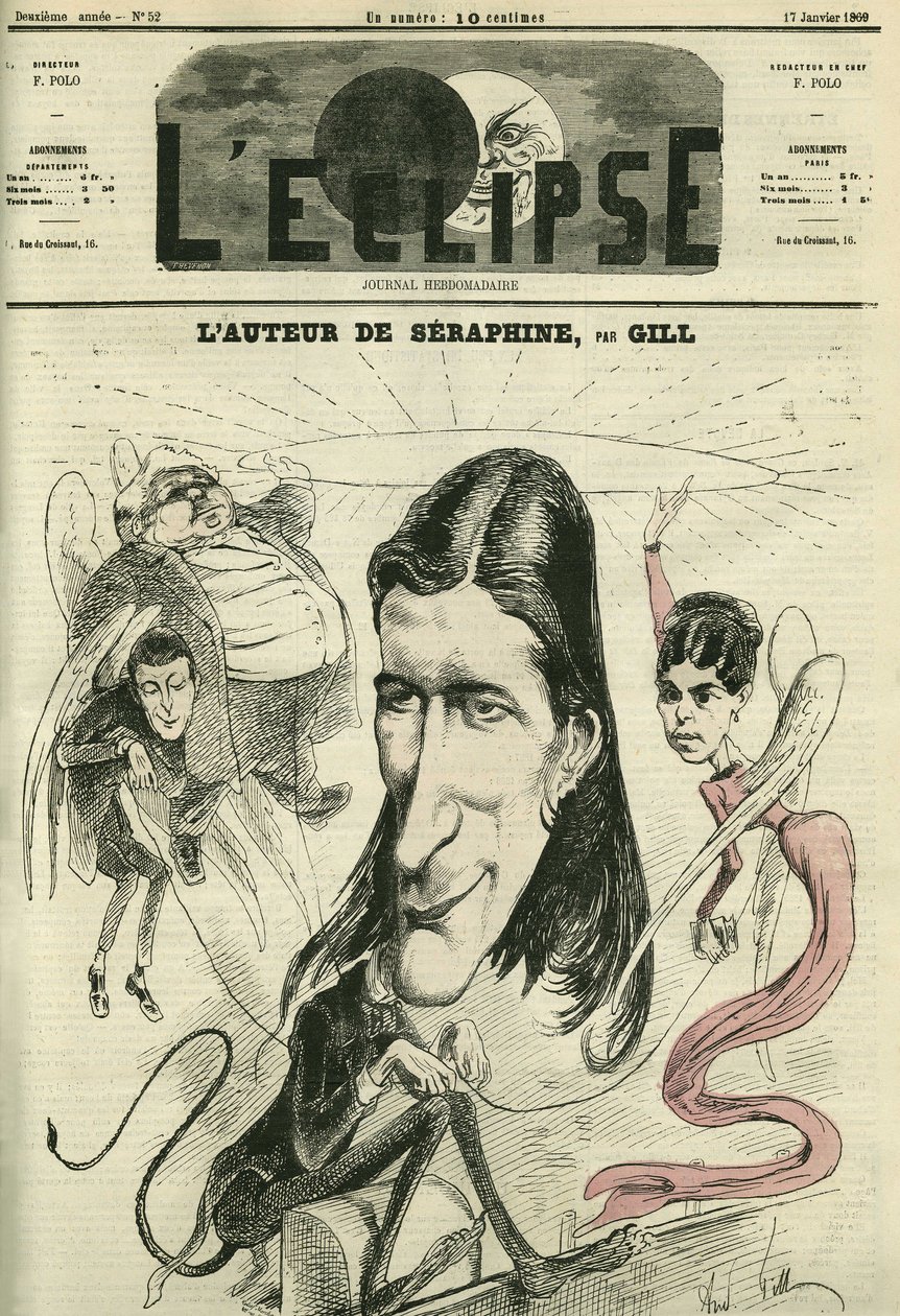 Victorien Sardou (1831-1908), dramaturge français. Couverture dans « L