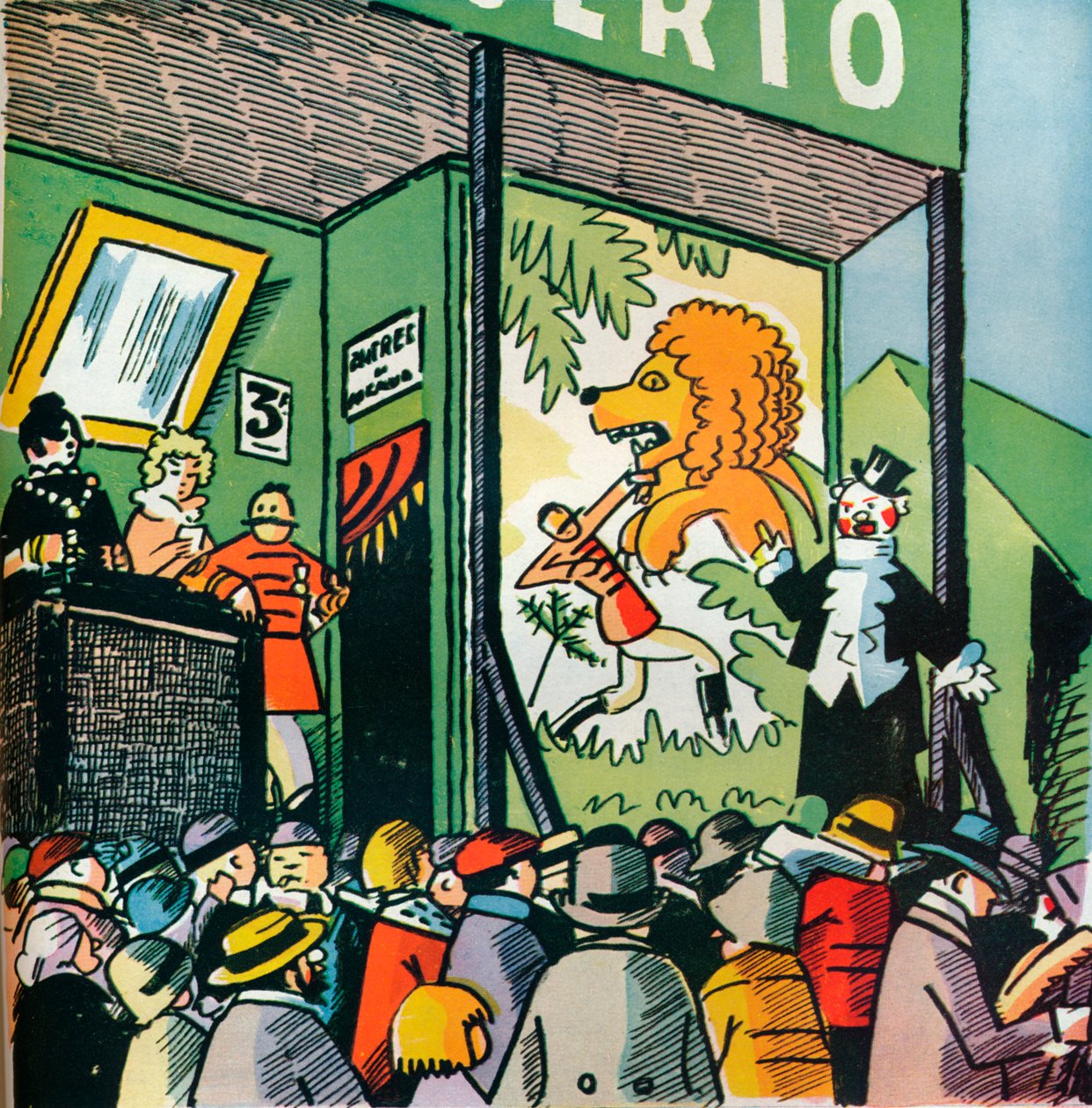 Illustration par André Hellé des Fables de La Fontaine, 1922, 1929 - Andre Helle