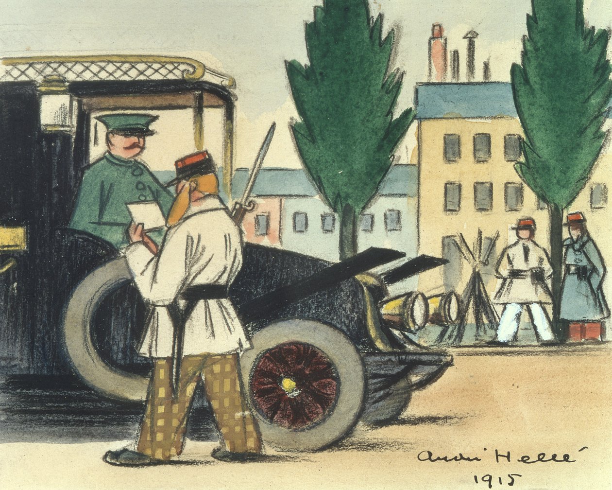 Taxis pendant la bataille de la Marne - Andre Helle