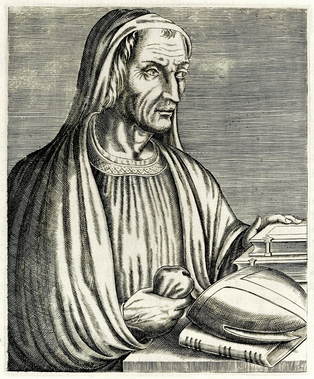 Grégoire de Tours de « Vrais Portraits » par André Thévet publié en 1594 - Andre Thevet
