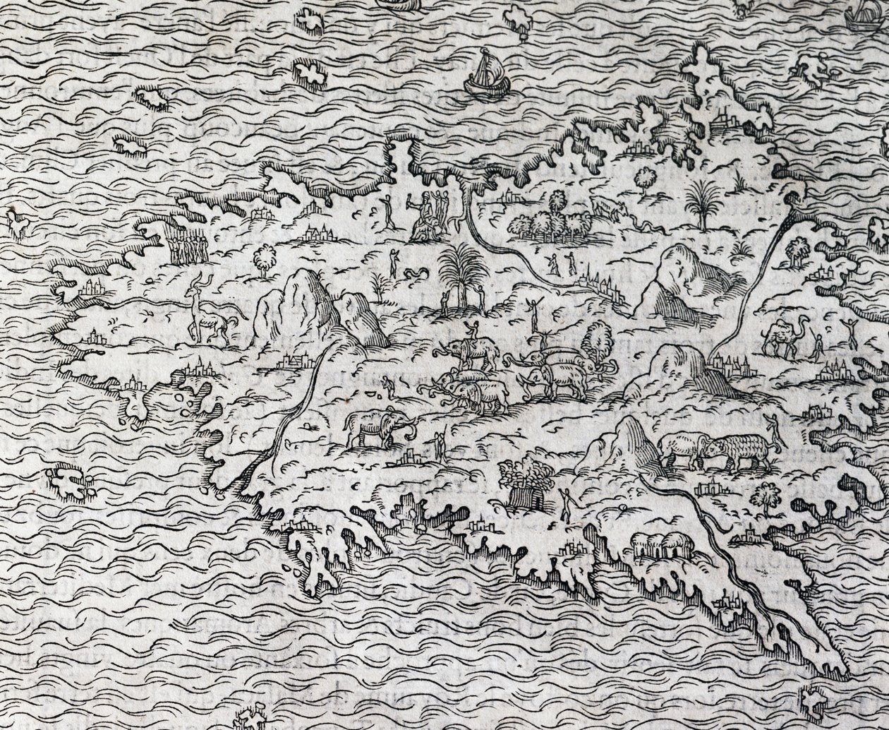 Carte de Sumatra - Andre Thevet