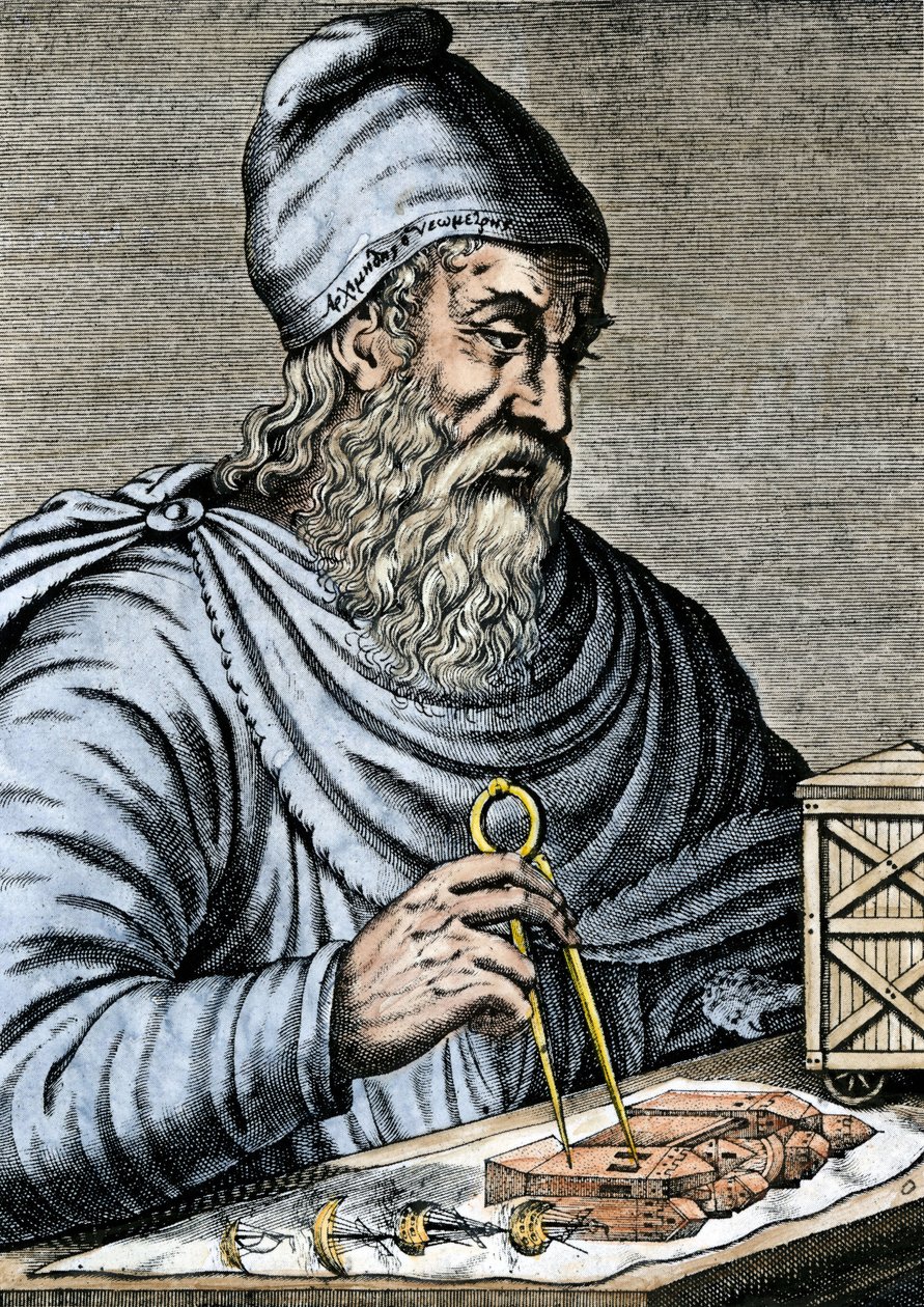 Sciences : Archimède de Syracuse (287-212 av. J.-C.), mathématicien grec de l