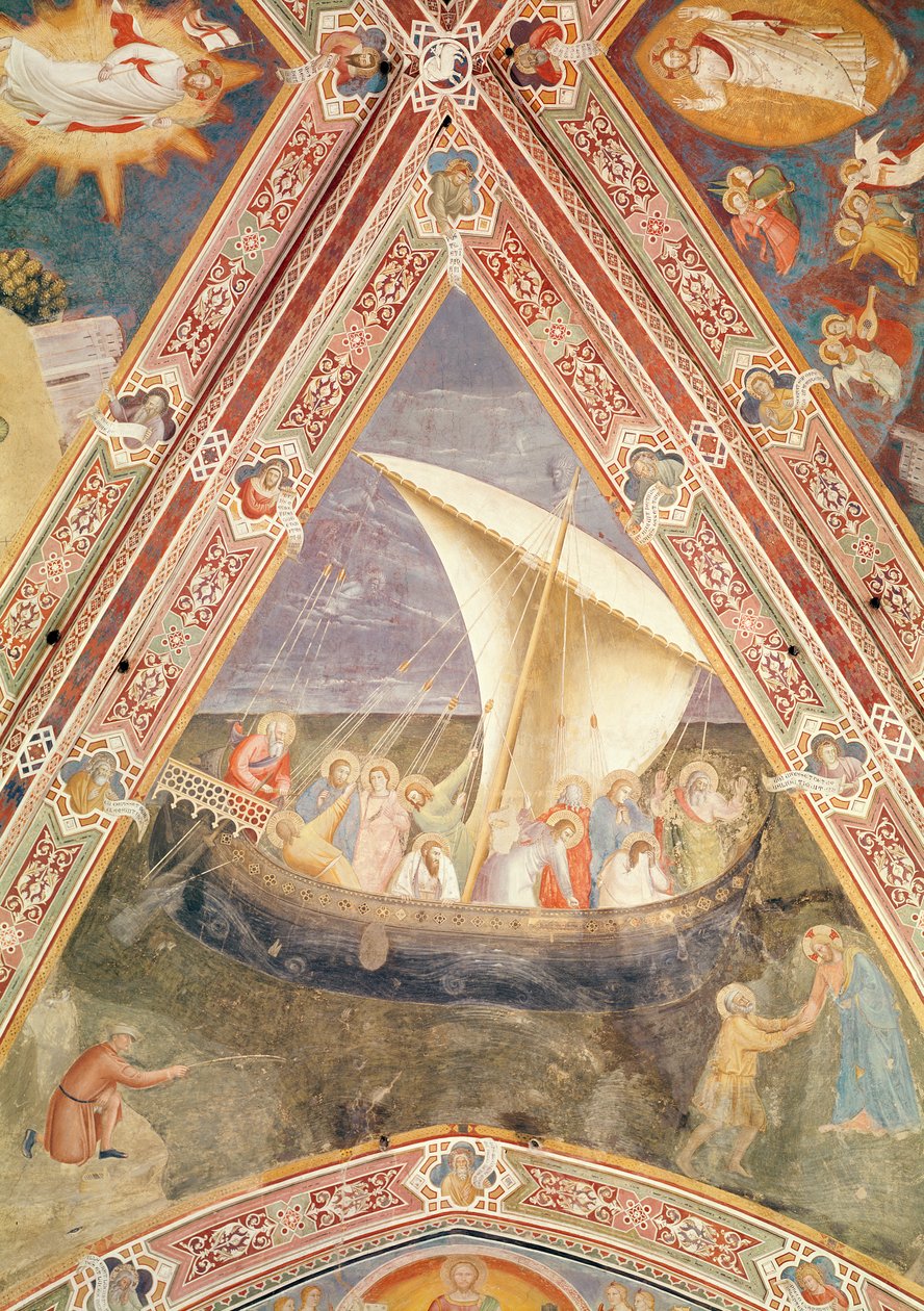 Le bateau de Saint Pierre, vers 1366-1368 - Andrea di Bonaiuto