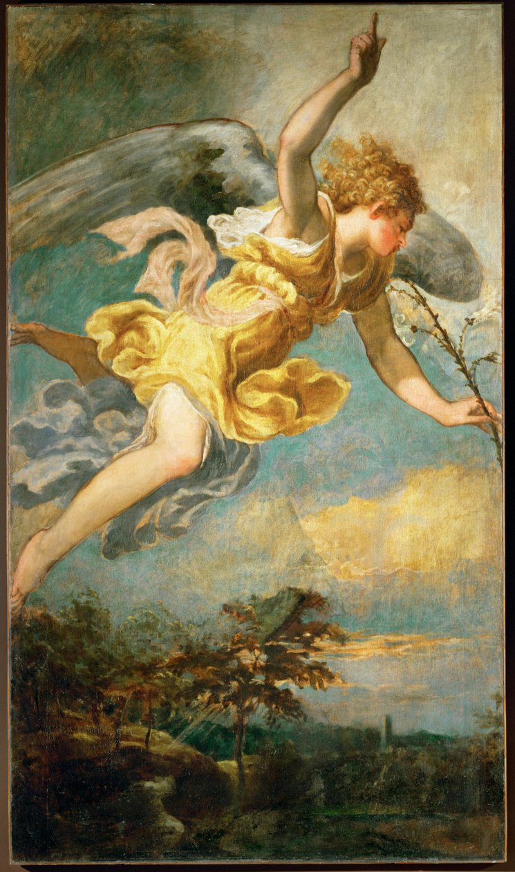 Engel der Verkündigung von Andrea (fl.1527/30-63) Schiavone