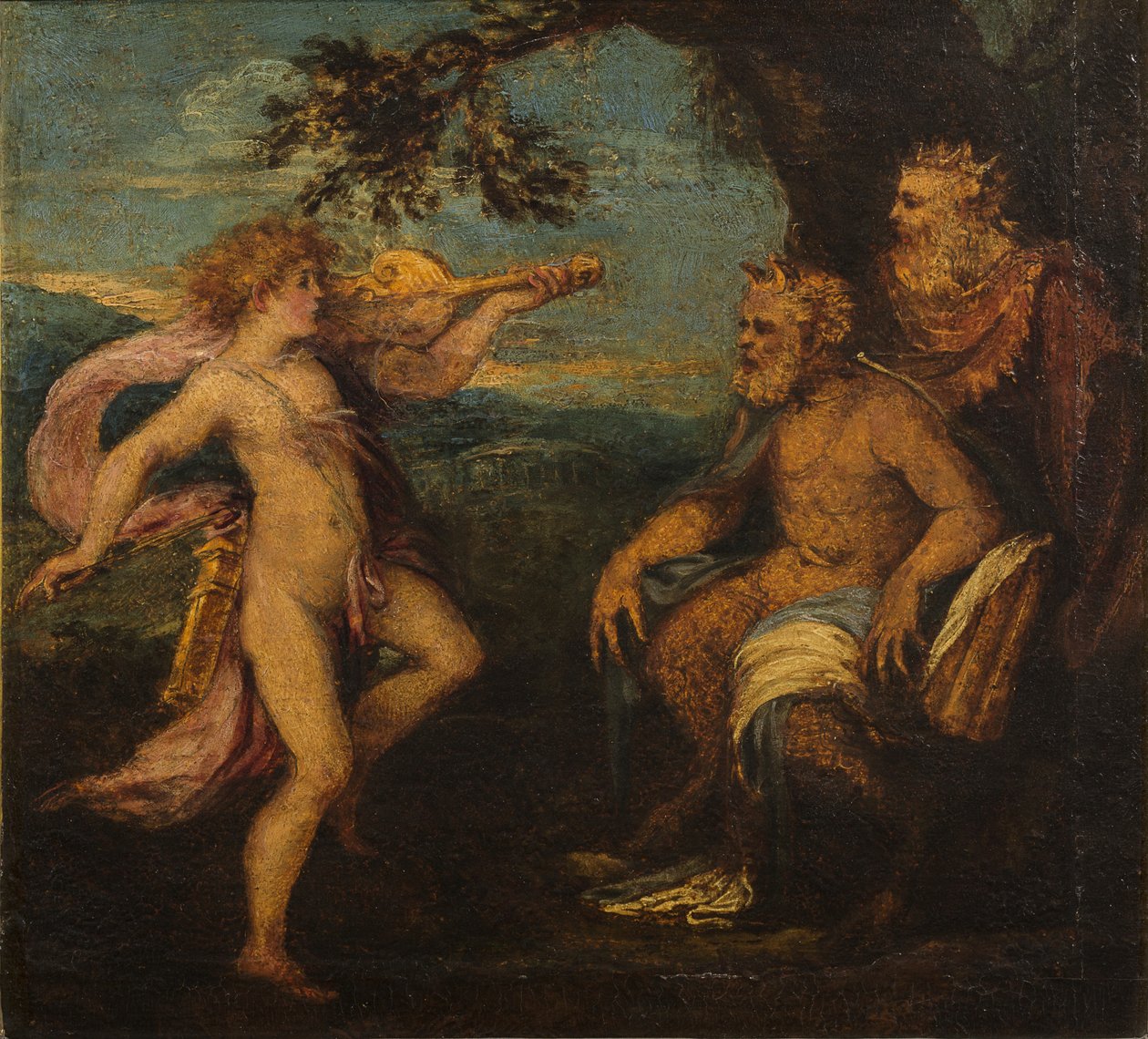 Le Jugement de Midas - Andrea Schiavone