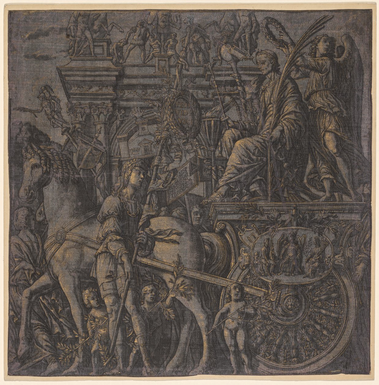 Le Triomphe de Jules César : César Triomphant, 1593-99 - Andrea Andreani