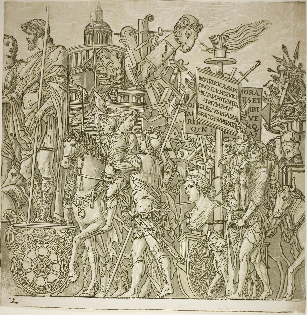 Triomphe de César - Andrea Andreani