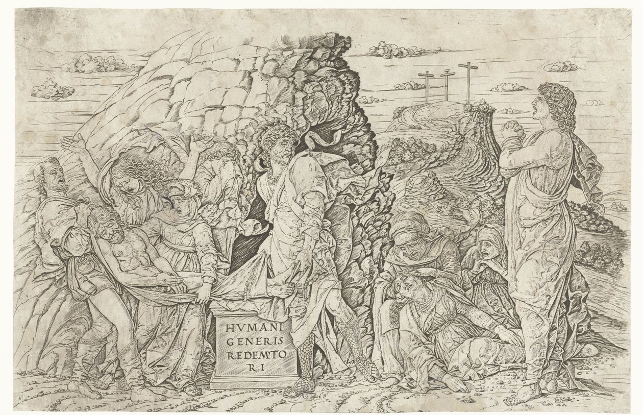 Mise au tombeau du Christ - Andrea Mantegna