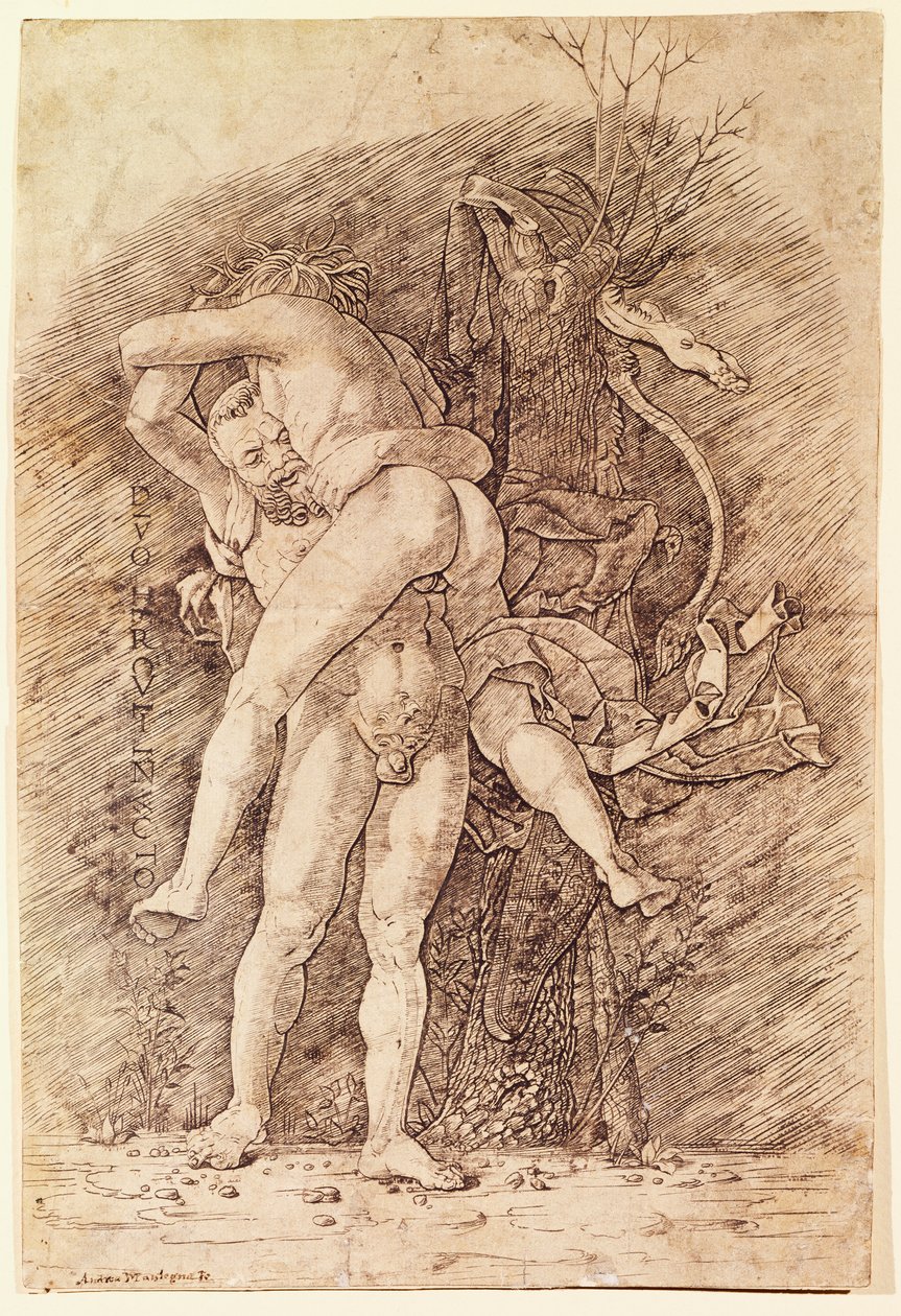 Hercule et Antée - Andrea Mantegna
