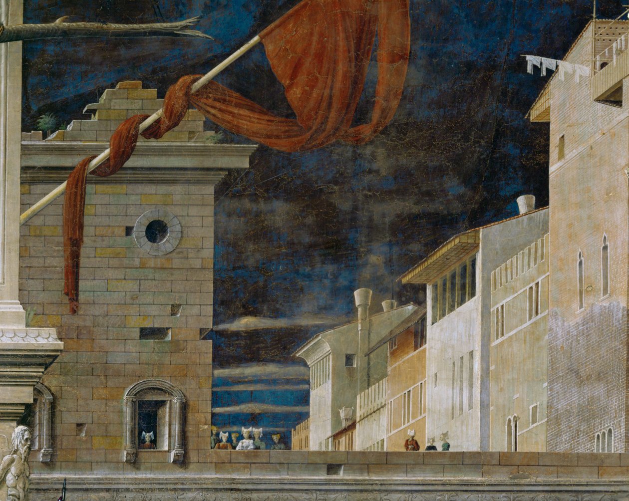 Martyre de Saint Cristoforus (fresque) - Andrea Mantegna