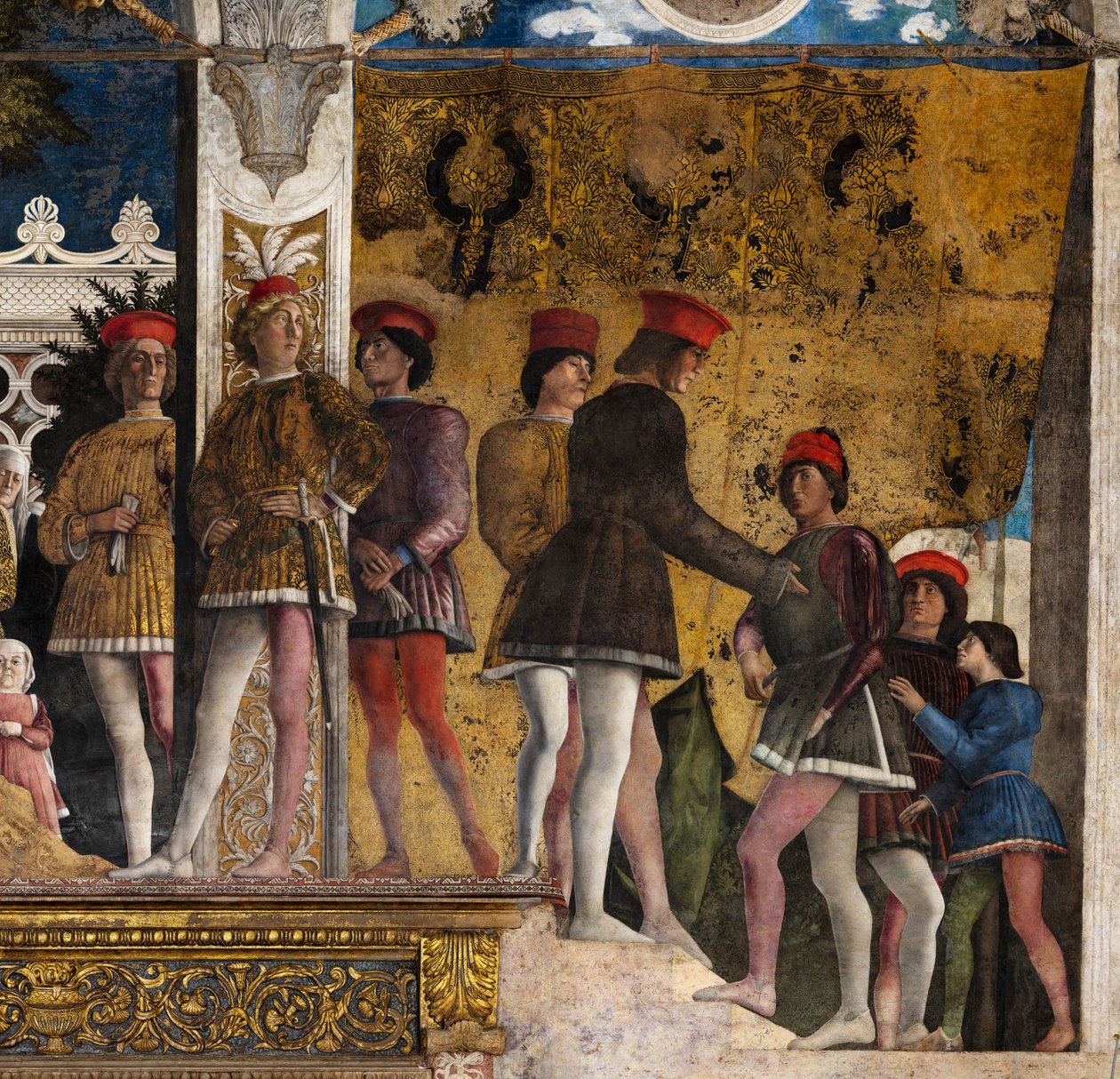 La chambre nuptiale ou Camera Picta, vers 1465-74 (fresque) - Andrea Mantegna