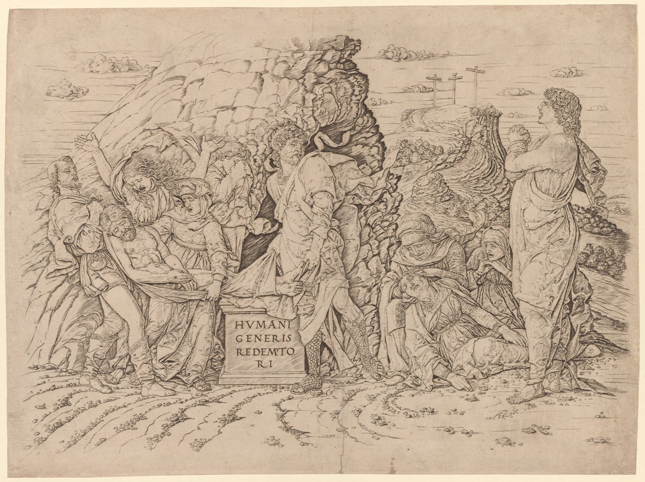 La Mise au tombeau - Andrea Mantegna